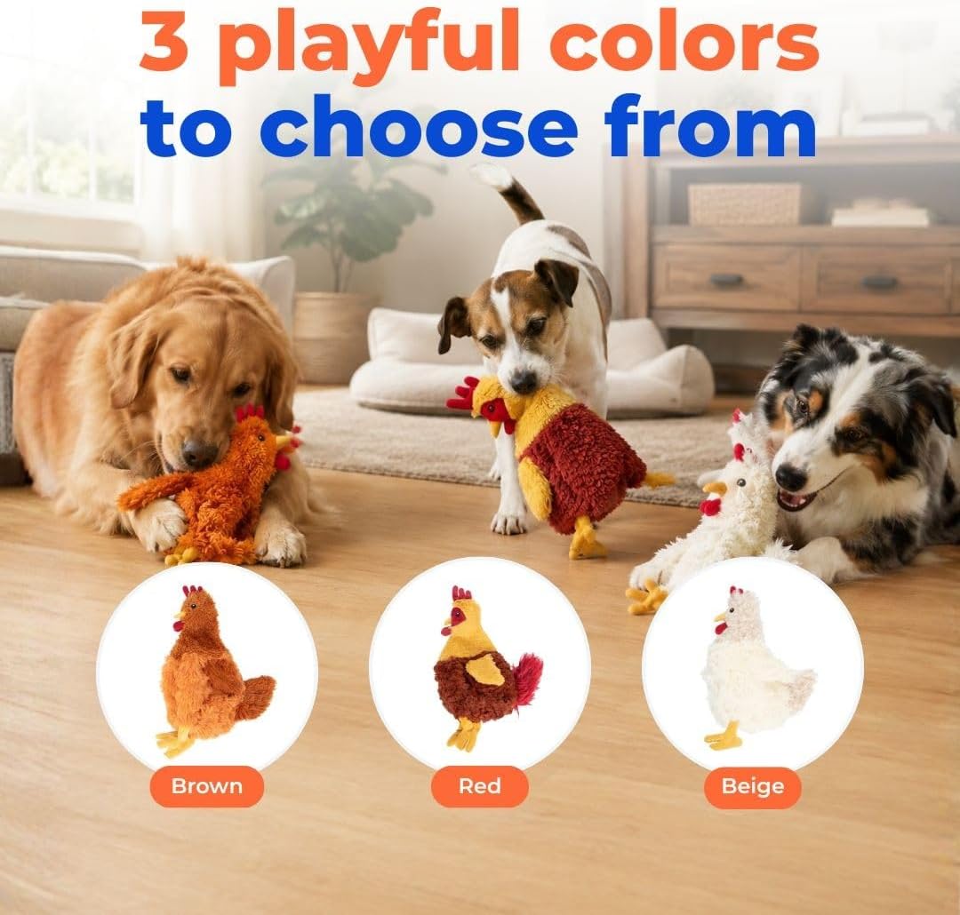 Interactive Squeaky Dog Toy