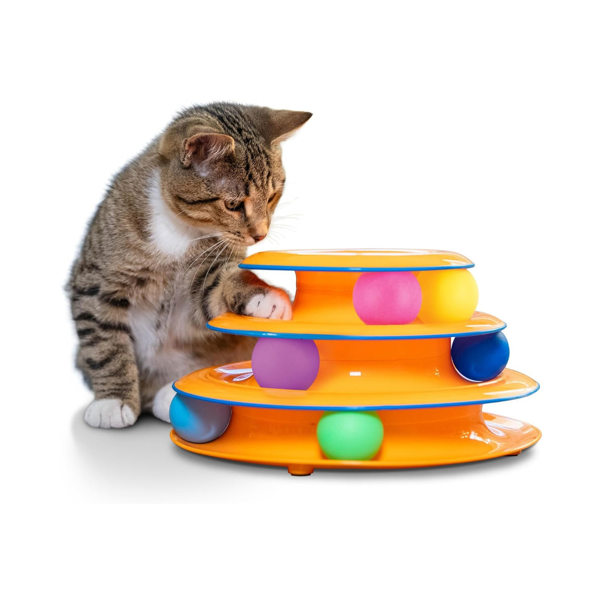 Tower of Tracks Interactive Cat Toy