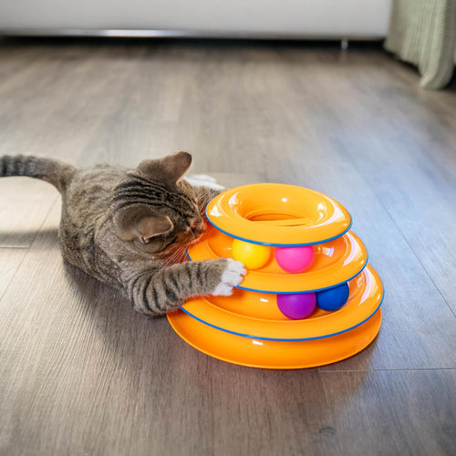 Tower of Tracks Interactive Cat Toy